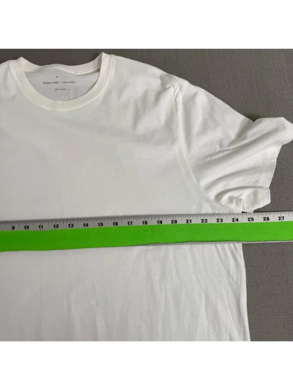 Everlane Mens Organic Cotton T-Shirt White Uniform Collection Crew XXL Neutral - Picture 10 of 12